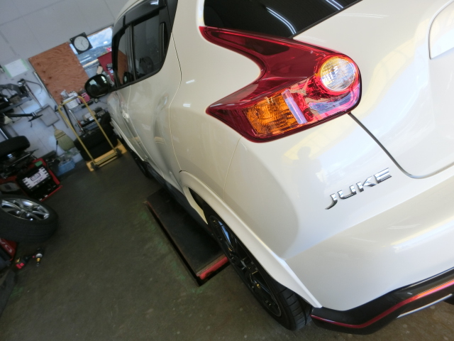 日産 ジューク スタッドレスタイヤホイール試着 | 株式会社DMC